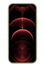 Nomfy Hoesje Geschikt voor iPhone 14 Pro Hoesje Siliconen Cover Case - Hoes Geschikt voor iPhone 14 Pro Hoes Back Case - Groen