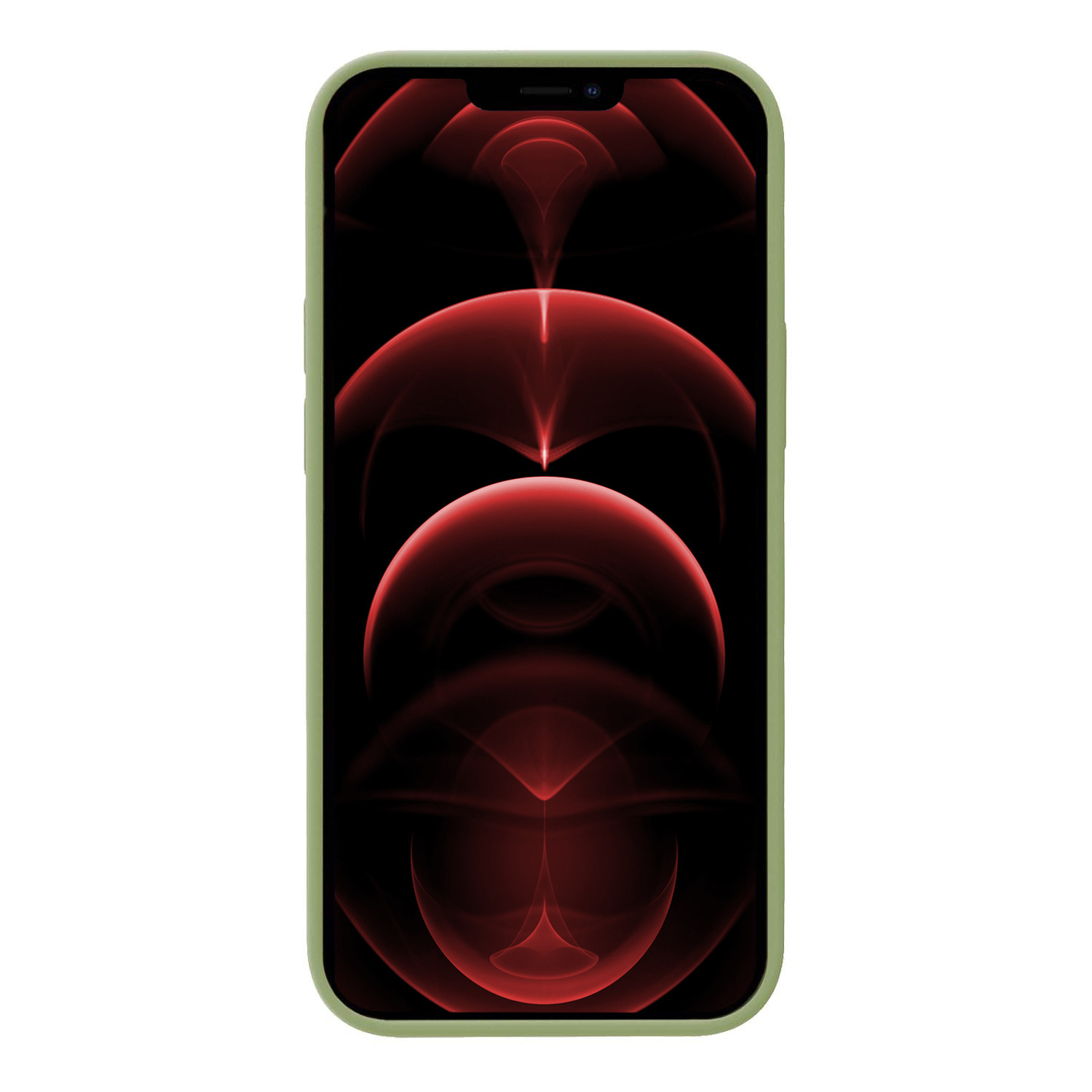 Nomfy Hoesje Geschikt voor iPhone 14 Pro Hoesje Siliconen Cover Case - Hoes Geschikt voor iPhone 14 Pro Hoes Back Case - Groen