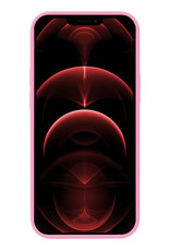 Hoesje Geschikt voor iPhone 14 Pro Hoesje Siliconen Cover Case - Hoes Geschikt voor iPhone 14 Pro Hoes Back Case - Lichtroze