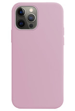 Nomfy Hoesje Geschikt voor iPhone 14 Pro Hoesje Siliconen Cover Case - Hoes Geschikt voor iPhone 14 Pro Hoes Back Case - Lila