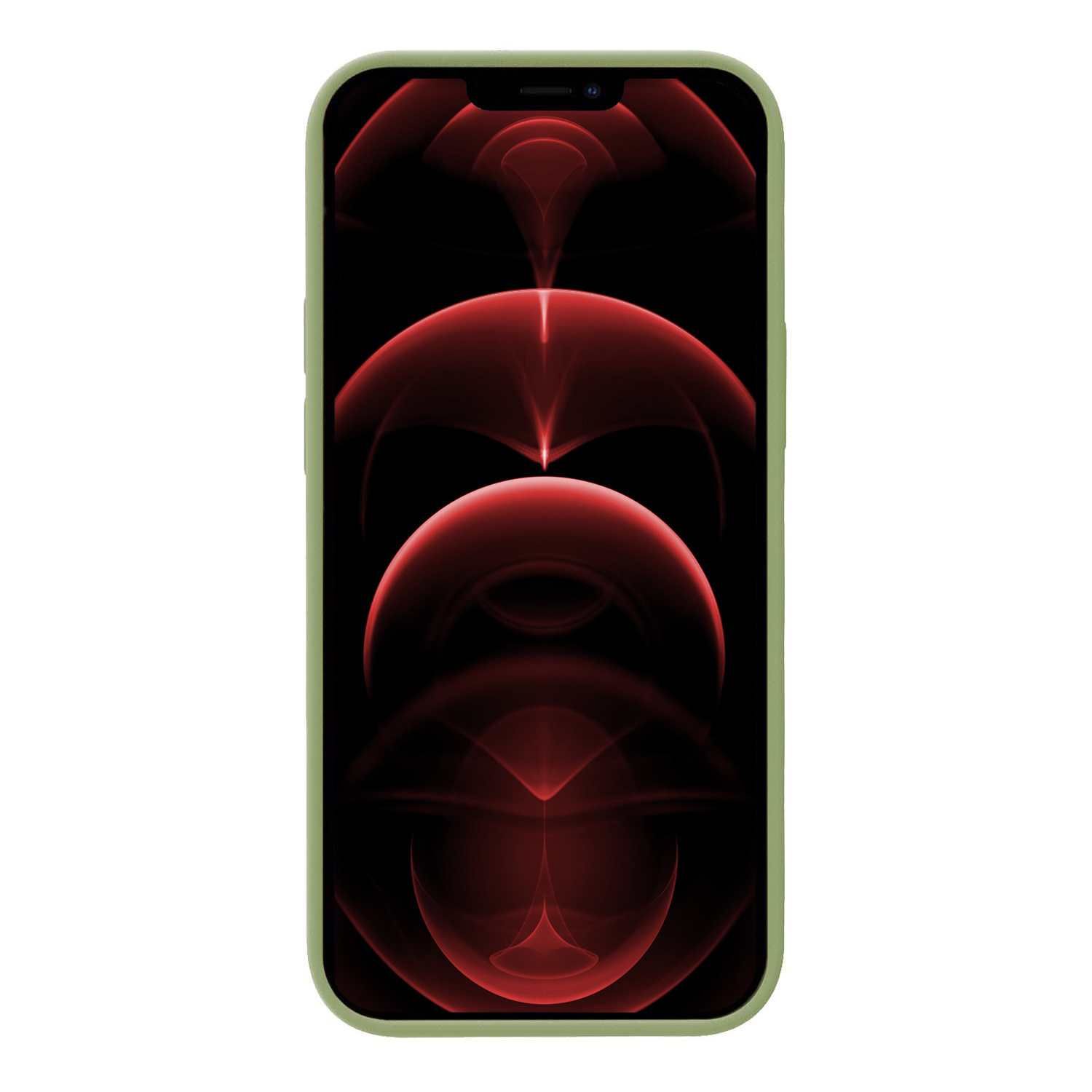 Hoes voor iPhone 14 Pro Hoesje Siliconen Case Back Cover - Hoes voor iPhone 14 Pro Hoes Cover Silicone - Groen - 2X