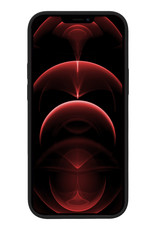 Nomfy Hoesje Geschikt voor iPhone 14 Pro Hoesje Siliconen Cover Case - Hoes Geschikt voor iPhone 14 Pro Hoes Back Case - 2-PACK - Zwart