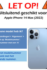 Nomfy Hoesje Geschikt voor iPhone 14 Plus Hoesje Siliconen Cover Case - Hoes Geschikt voor iPhone 14 Plus Hoes Back Case - 2-PACK - Wit