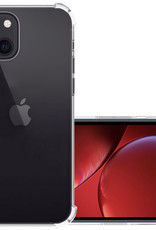 NoXx Hoes Geschikt voor iPhone 14 Hoesje Siliconen Cover Shock Proof Back Case Shockproof Hoes - Transparant