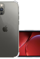 NoXx Hoes Geschikt voor iPhone 14 Pro Max Hoesje Siliconen Cover Shock Proof Back Case Shockproof Hoes - Transparant