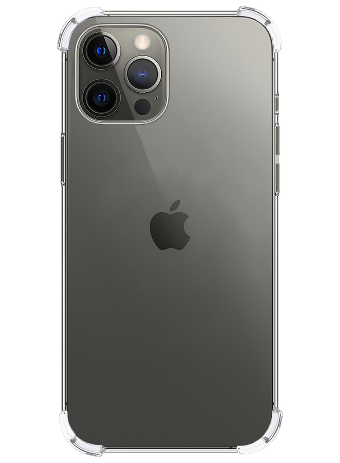 Nomfy Hoesje Geschikt voor iPhone 14 Pro Hoesje Shock Proof Cover Case Shockproof - Hoes Geschikt voor iPhone 14 Pro Hoes Siliconen Back Case - Transparant