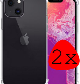 BASEY. BASEY. iPhone 14 Plus Hoesje Shockproof - Transparant - 2 PACK