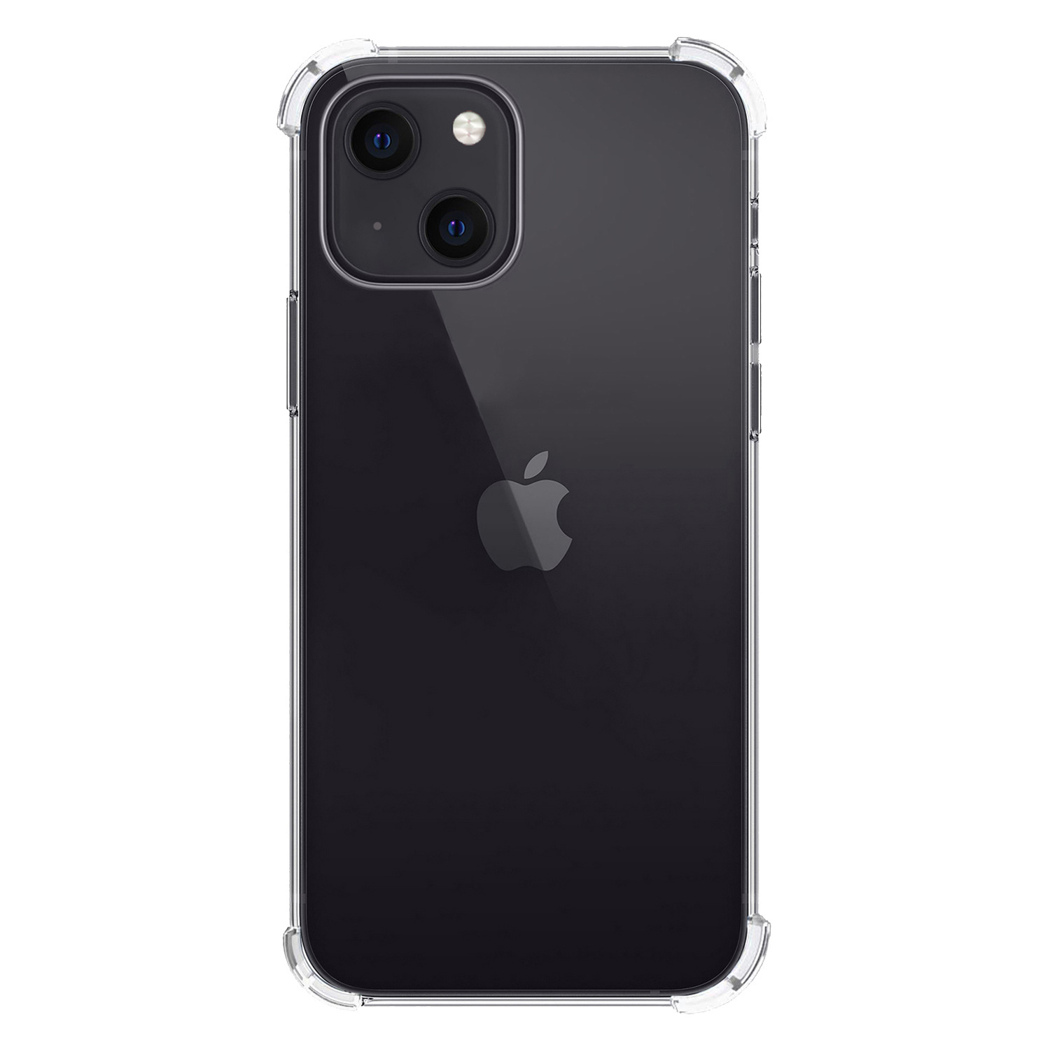 Hoes voor iPhone 14 Plus Hoesje Shock Proof Case Hoes - Hoes voor iPhone 14 Plus Hoes Transparant Back Cover - Transparant - 2 Stuks