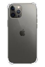 BASEY. Hoes Geschikt voor iPhone 14 Pro Hoesje Shock Proof Case Hoes Siliconen - Hoesje Geschikt voor iPhone 14 Pro Hoes Cover Shockproof - Transparant - 2 Stuks