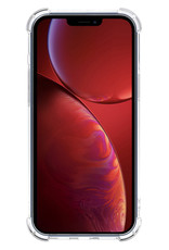 NoXx Hoes Geschikt voor iPhone 14 Hoesje Siliconen Cover Shock Proof Back Case Shockproof Hoes - Transparant - 2x