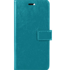 BASEY. iPhone 14 Plus Hoesje Bookcase - Turquoise