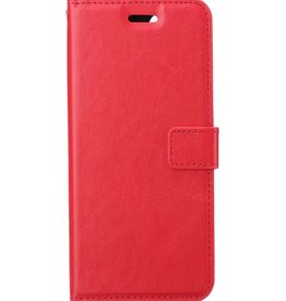 BASEY. iPhone 14 Pro Hoesje Bookcase - Rood