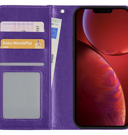 NoXx NoXx iPhone 14 Pro Hoesje Bookcase - Paars