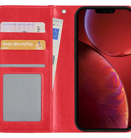NoXx iPhone 14 Pro Hoesje Bookcase - Rood