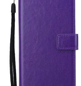 Nomfy iPhone 14 Pro Hoesje Bookcase - Paars