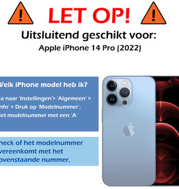 Nomfy Nomfy iPhone 14 Pro Hoesje Bookcase - Donkerblauw