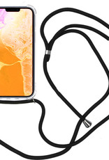Nomfy Hoesje Geschikt voor iPhone 14 Pro Hoesje Shock Proof Transparant Met Telefoonketting Case Shock Koord - Hoesje Geschikt voor iPhone 14 Pro Shock Proof Case Met Koord - Transparant