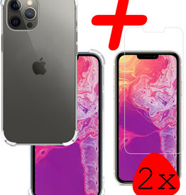 BASEY. BASEY. iPhone 14 Pro Max Hoesje Shockproof Met 2x Screenprotector