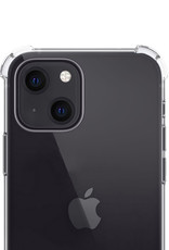 Hoes voor iPhone 14 Hoesje Transparant Cover Shock Proof Case Hoes Met Screenprotector