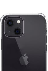 Hoes voor iPhone 14 Hoesje Transparant Cover Shock Proof Case Hoes Met 2x Screenprotector