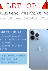 BASEY. Hoes Geschikt voor iPhone 14 Plus Hoesje Shock Proof Case Hoes Siliconen Met 2x Screenprotector - Hoesje Geschikt voor iPhone 14 Plus Hoes Cover Shockproof - Transparant