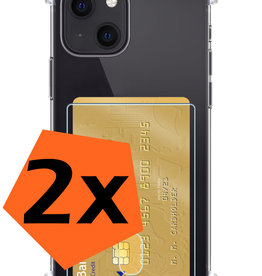 Nomfy Nomfy iPhone 14 Hoesje Pashouder - 2 PACK