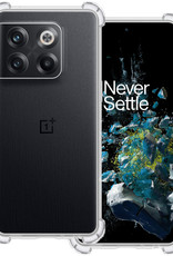 BASEY. Hoes Geschikt voor OnePlus 10T Hoesje Shock Proof Case Hoes Siliconen - Hoesje Geschikt voor OnePlus 10T Hoes Cover Shockproof - Transparant