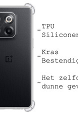 OnePlus 10T Hoesje Shock Proof Case Transparant Hoes - OnePlus 10T Hoes Cover Shockproof Transparant