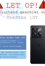 BASEY. Hoes Geschikt voor OnePlus 10T Hoesje Siliconen Back Cover Case - Hoesje Geschikt voor OnePlus 10T Hoes Cover Hoesje - Transparant