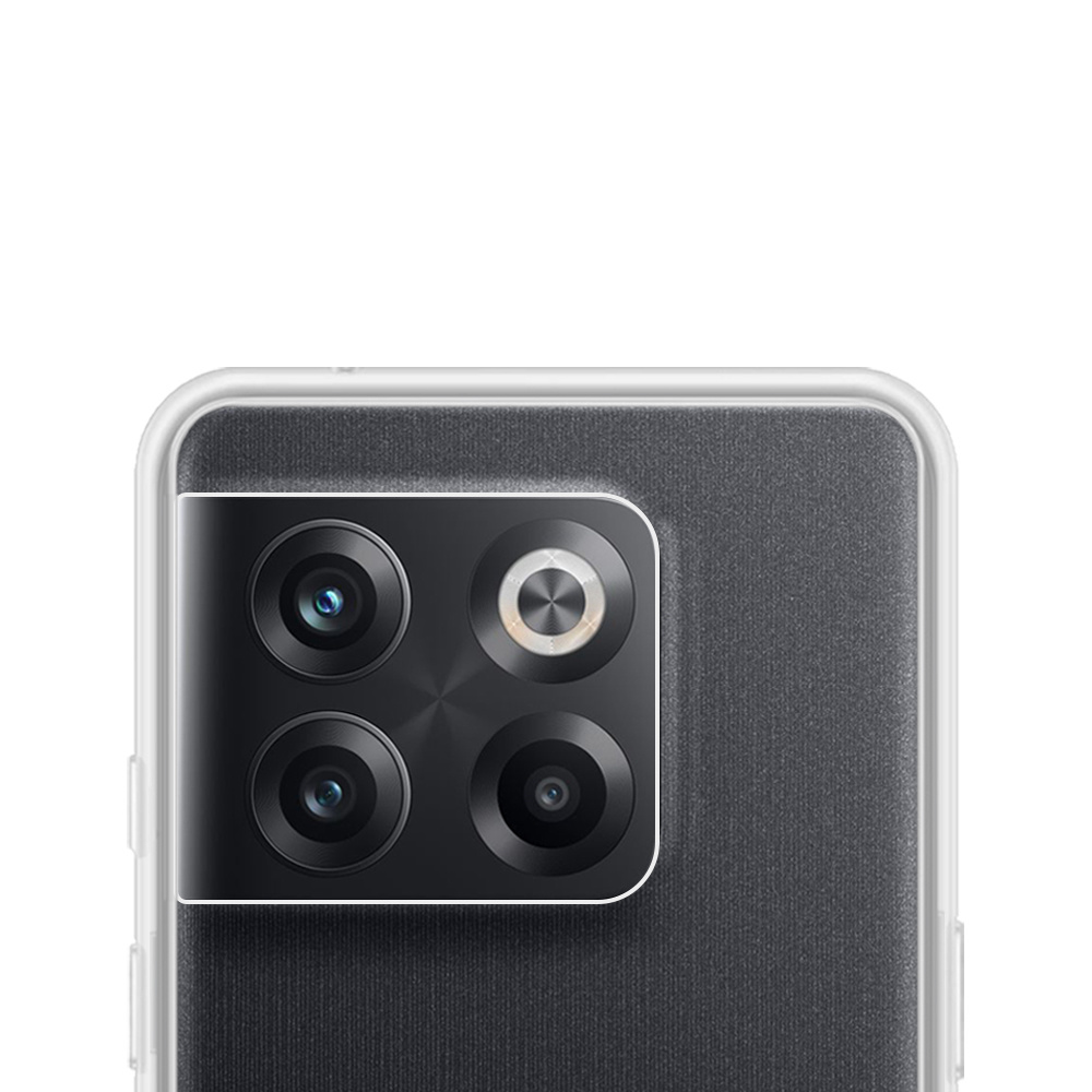 NoXx Hoes Geschikt voor OnePlus 10T Hoesje Cover Siliconen Back Case Hoes - Transparant - 2x