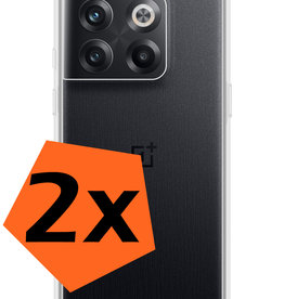 Nomfy Nomfy OnePlus 10T Hoesje Siliconen - Transparant - 2 PACK