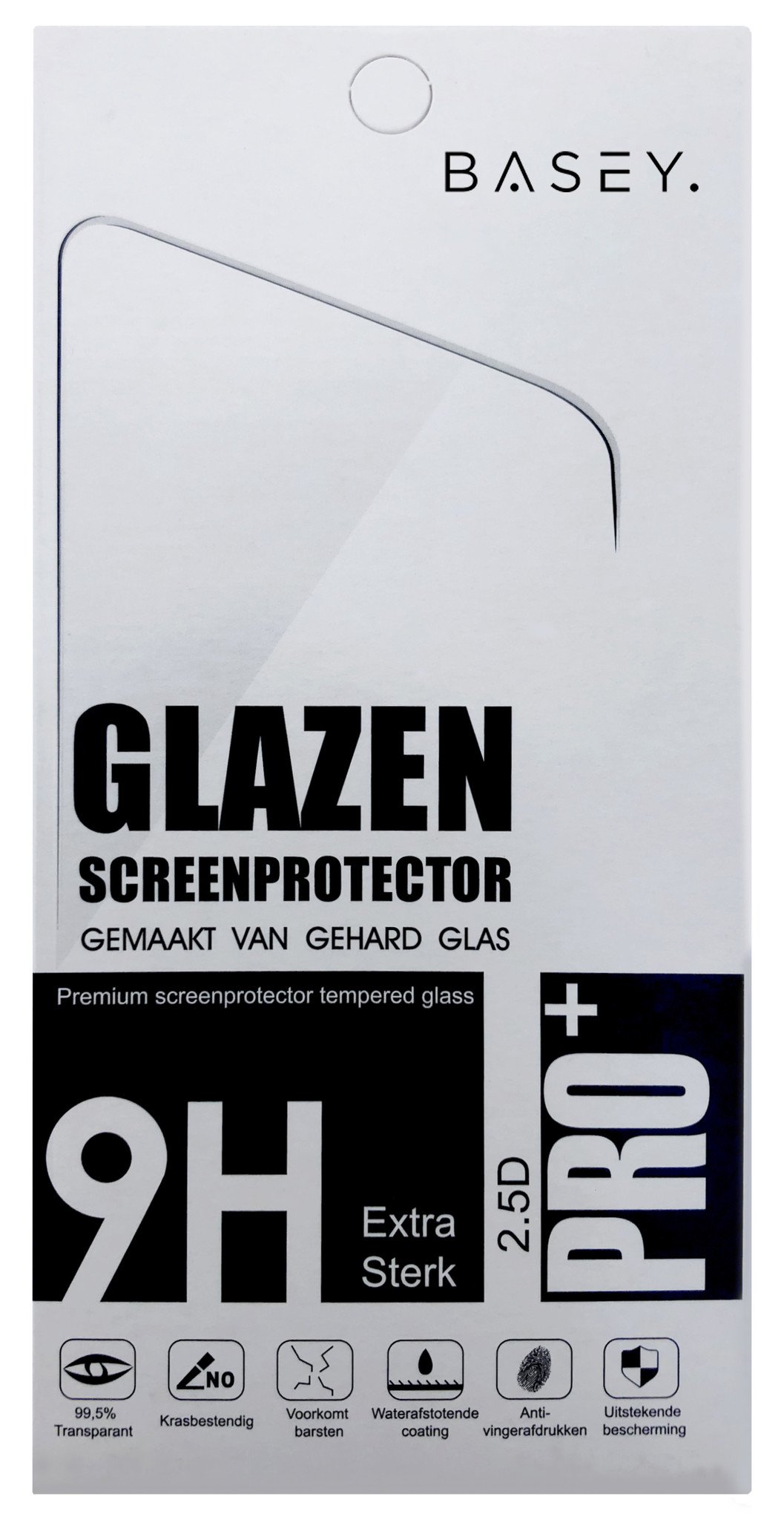 BASEY. Screenprotector Geschikt voor OnePlus 10T Screenprotector Tempered Glass - Screenprotector Geschikt voor OnePlus 10T Beschermglas Screen Protector Glas - 2 Stuks
