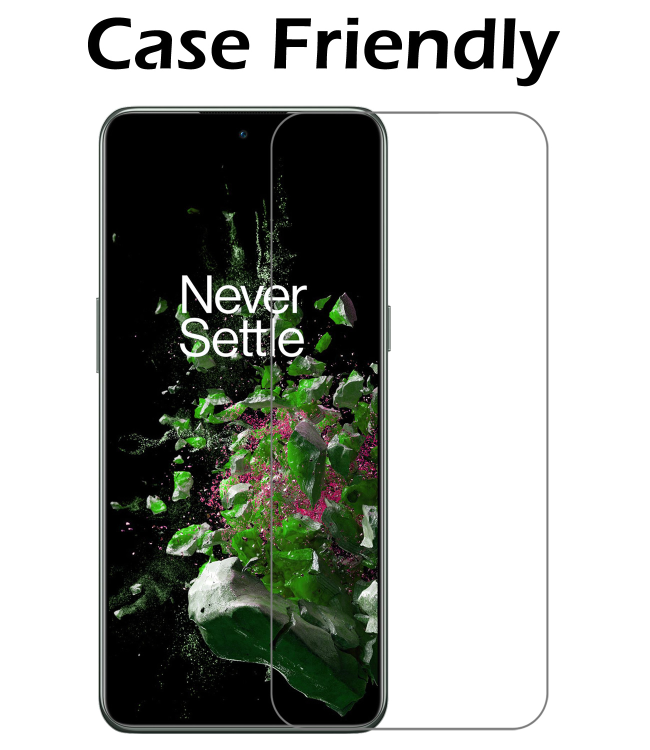 Nomfy Screenprotector Geschikt voor OnePlus 10T Screenprotector Bescherm Glas Tempered Glass - Screenprotector Geschikt voor OnePlus 10T Screen Protector
