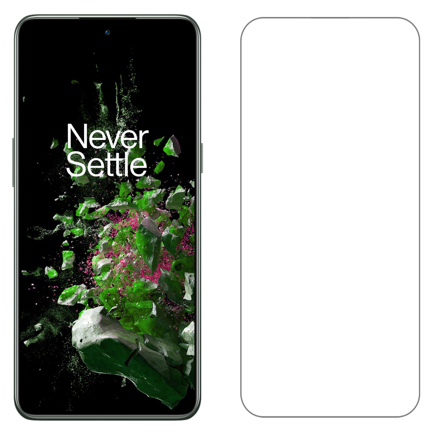 Nomfy Screenprotector Geschikt voor OnePlus 10T Screenprotector Bescherm Glas Tempered Glass - Screenprotector Geschikt voor OnePlus 10T Screen Protector - 2 PACK