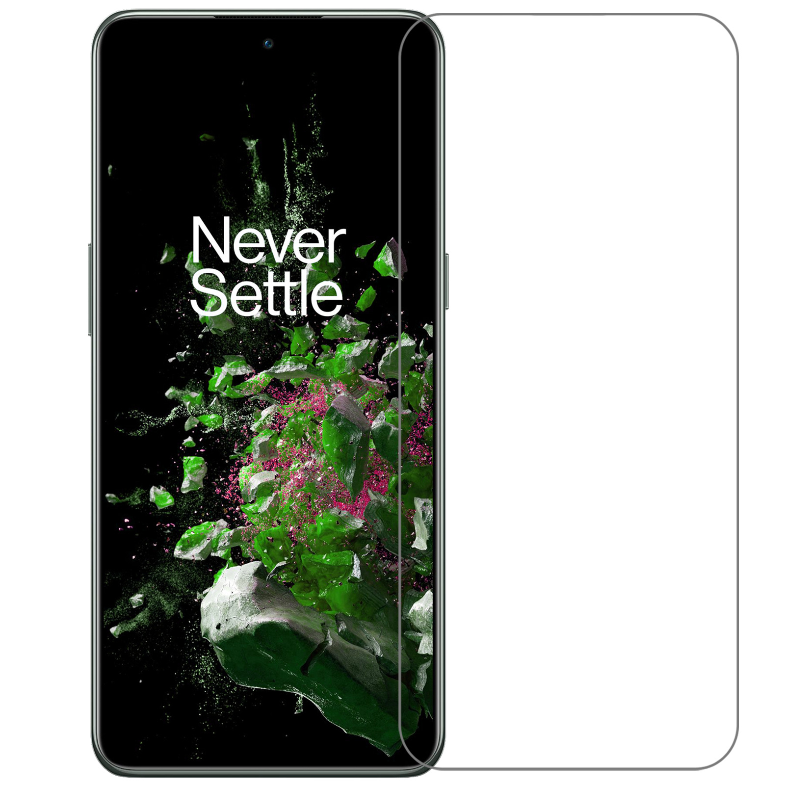 Nomfy Screenprotector Geschikt voor OnePlus 10T Screenprotector Bescherm Glas Tempered Glass - Screenprotector Geschikt voor OnePlus 10T Screen Protector - 2 PACK
