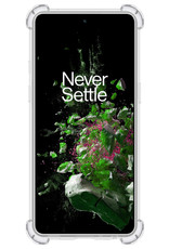 Nomfy Hoesje Geschikt voor OnePlus 10T Hoesje Shock Proof Cover Case Shockproof Met Screenprotector - Hoes Geschikt voor OnePlus 10T Hoes Siliconen Back Case - Transparant