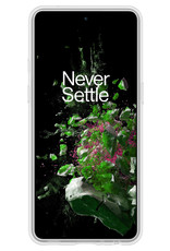 Nomfy Hoesje Geschikt voor OnePlus 10T Hoesje Siliconen Cover Case Met Screenprotector - Hoes Geschikt voor OnePlus 10T Hoes Back Case - Transparant