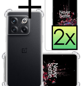 NoXx OnePlus 10T Hoesje Shockproof Met 2x Screenprotector