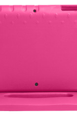 Nomfy Hoes Geschikt voor iPad 10.2 2021 Hoes Bumper Kindvriendelijk Kids Case Kinderhoes - Hoesje Geschikt voor iPad 9 Hoesje Shockproof Cover Hoes - Roze