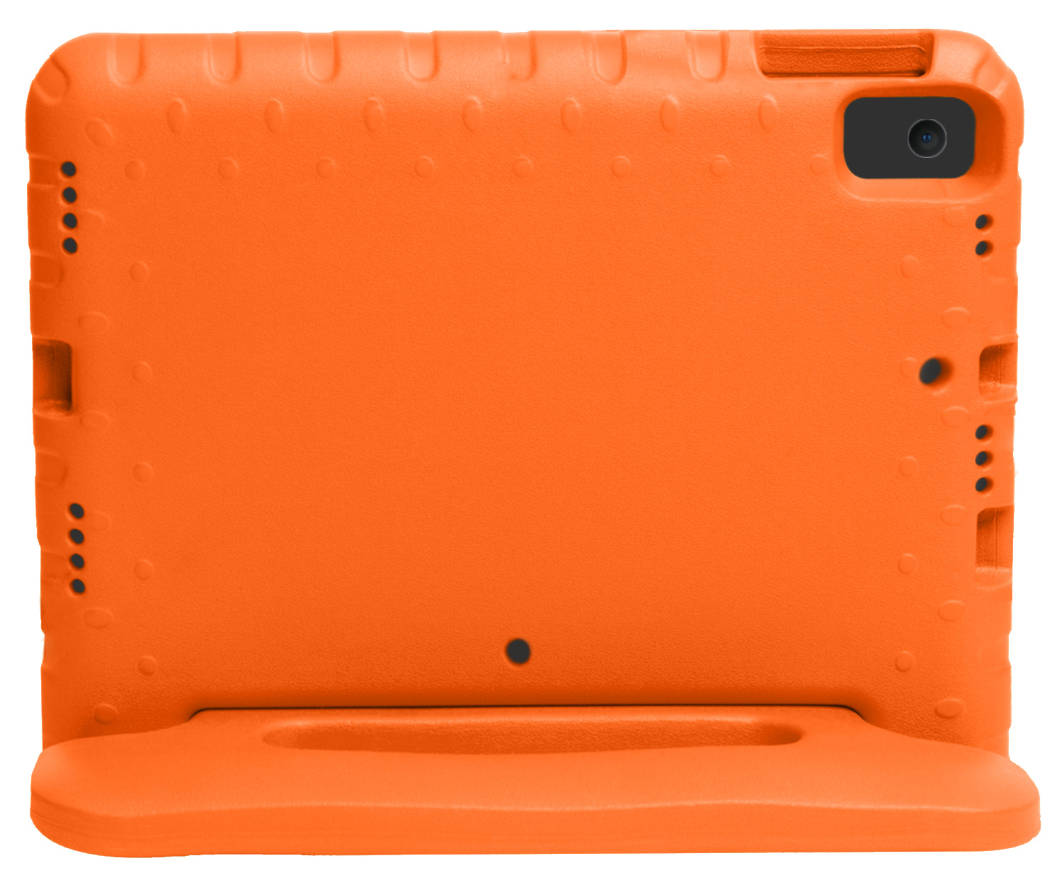 Nomfy Hoes Geschikt voor iPad 10.2 2021 Hoes Bumper Kindvriendelijk Kids Case Kinderhoes - Hoesje Geschikt voor iPad 9 Hoesje Shockproof Cover Hoes - Oranje