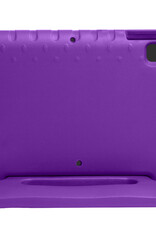 NoXx Hoesje Geschikt voor iPad 10.2 2019 Hoesje Kinderhoes Shockproof Hoes Kids Case - Paars