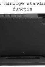 BASEY. Hoesje Geschikt voor iPad 10.2 2021 Hoesje Kinder Hoes Shockproof Kinderhoes - Kindvriendelijk Hoesje Geschikt voor iPad 9 Hoes Kids Case - Zwart