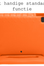 BASEY. Hoesje Geschikt voor iPad 10.2 2021 Hoesje Kinder Hoes Shockproof Kinderhoes - Kindvriendelijk Hoesje Geschikt voor iPad 9 Hoes Kids Case - Oranje