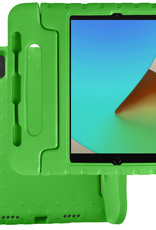 BASEY. Hoesje Geschikt voor iPad 10.2 2021 Hoesje Kinder Hoes Shockproof Kinderhoes - Kindvriendelijk Hoesje Geschikt voor iPad 9 Hoes Kids Case - Groen