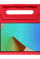 BASEY. Hoesje Geschikt voor iPad 10.2 2019 Hoesje Kinder Hoes Shockproof Kinderhoes - Kindvriendelijk Hoesje Geschikt voor iPad 7 Hoes Kids Case - Rood