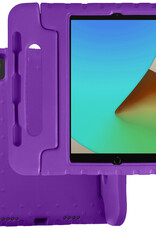 BASEY. Hoesje Geschikt voor iPad 10.2 2019 Hoesje Kinder Hoes Shockproof Kinderhoes Met Screenprotector - Kindvriendelijk Hoesje Geschikt voor iPad 7 Hoes Kids Case - Paars