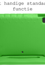 BASEY. Hoesje Geschikt voor iPad 10.2 2021 Hoesje Kinder Hoes Shockproof Kinderhoes Met Screenprotector - Kindvriendelijk Hoesje Geschikt voor iPad 9 Hoes Kids Case - Groen