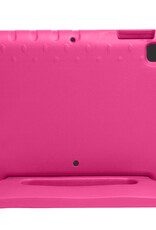 NoXx Hoesje Geschikt voor iPad 10.2 2019 Hoesje Kinderhoes Shockproof Hoes Kids Case Met Screenprotector - Roze