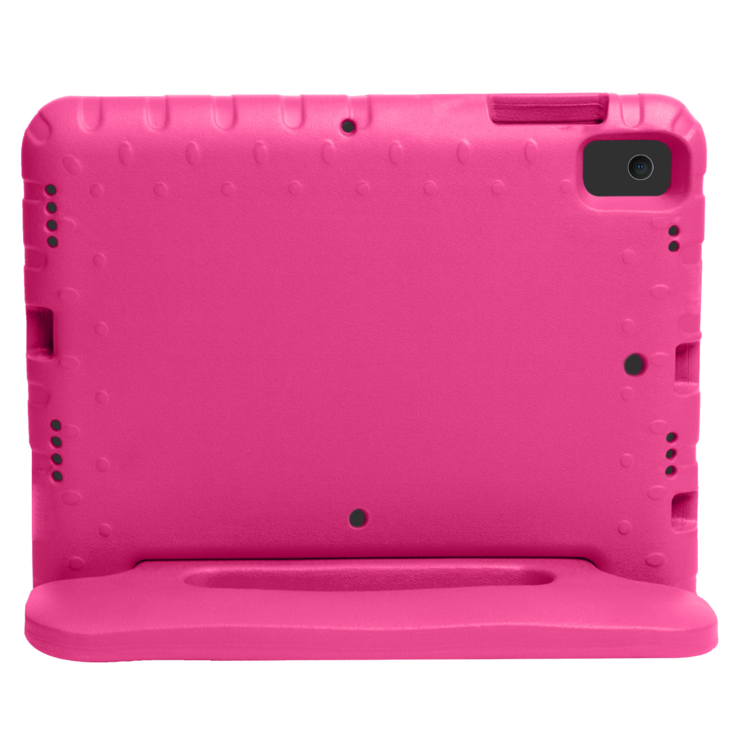 NoXx Hoesje Geschikt voor iPad 10.2 2019 Hoesje Kinderhoes Shockproof Hoes Kids Case Met Screenprotector - Roze