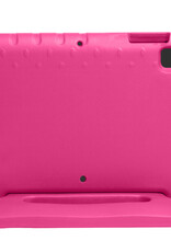 NoXx Hoesje Geschikt voor iPad 10.2 2021 Hoesje Kinderhoes Shockproof Hoes Kids Case Met Screenprotector - Roze